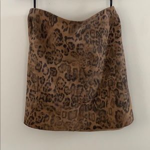 Leopard Print Skirt